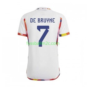 Fußballtrikots Belgien De Bruyne 7 Auswärts Trikotsatz WM 2022
